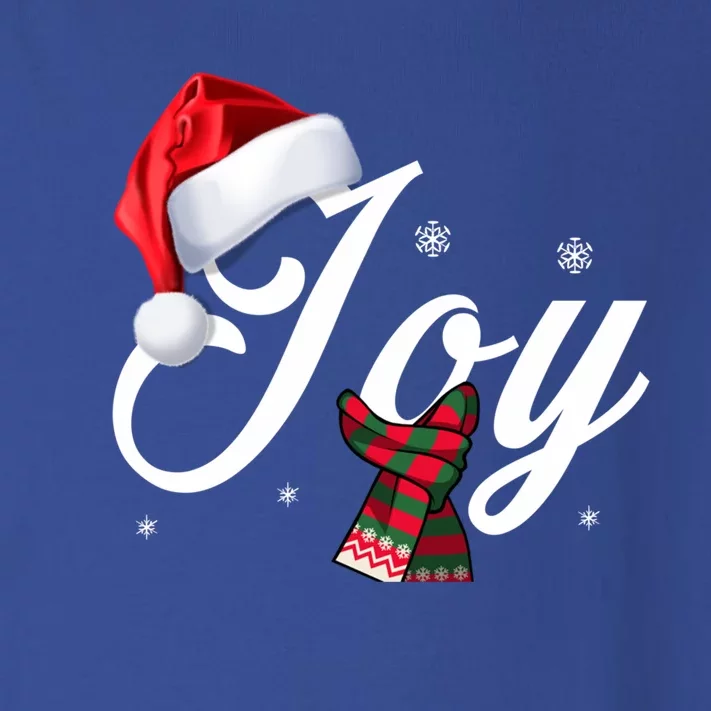 Christmas Joy Santa's Hat Tee Family Xmas Holidays Gift Cool Gift Toddler Long Sleeve Shirt