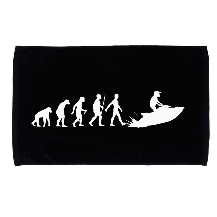 Cool Jet Ski For Men Women Evolution Sea Water Skiing Racing Microfiber Hand Towel