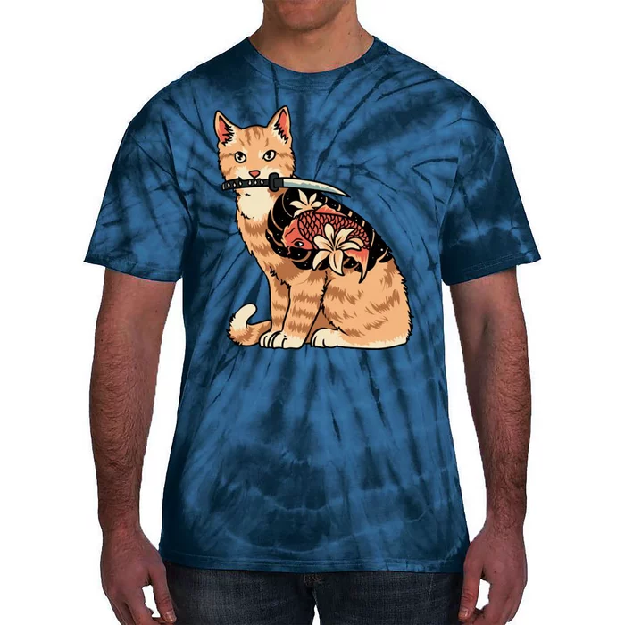 Catana Japanese Samurai Tie-Dye T-Shirt