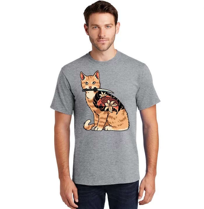 Catana Japanese Samurai Tall T-Shirt