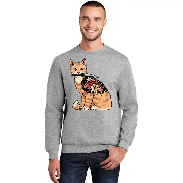 Catana Japanese Samurai Tall Sweatshirt