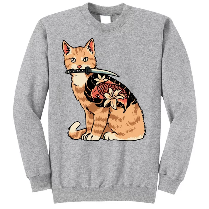 Catana Japanese Samurai Tall Sweatshirt