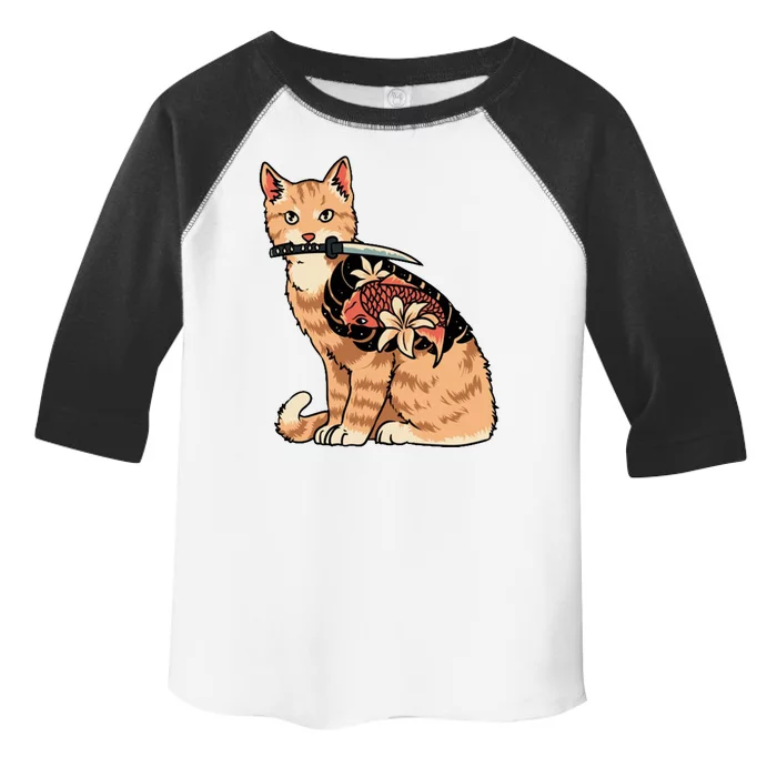 Catana Japanese Samurai Toddler Fine Jersey T-Shirt