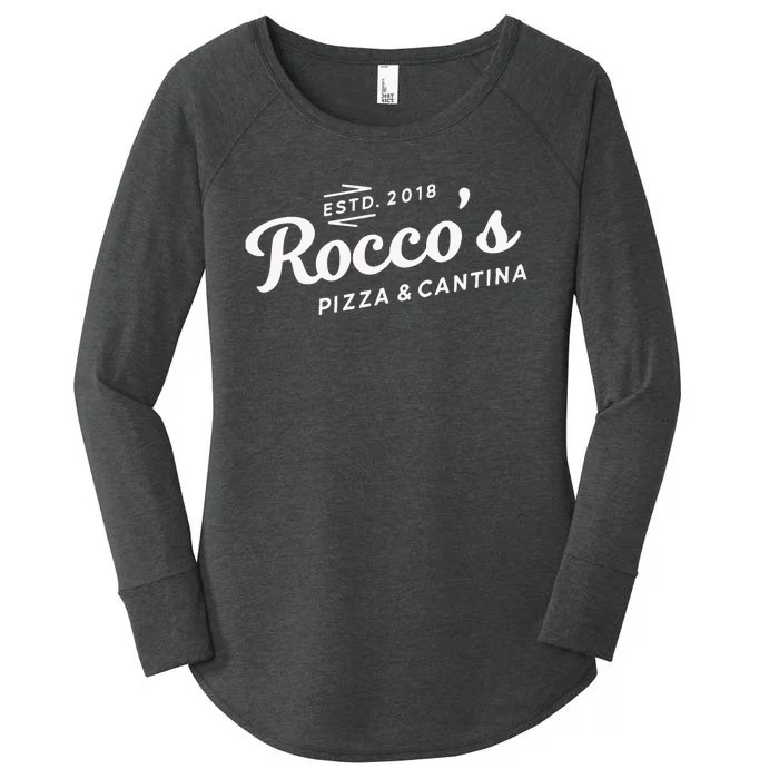 Cws Jello Shot Challenge Roccos Pizza And Cantina Estd 2018 Women's Perfect Tri Tunic Long Sleeve Shirt