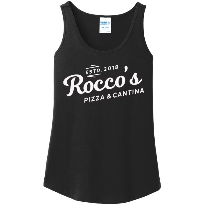 Cws Jello Shot Challenge Roccos Pizza And Cantina Estd 2018 Ladies Essential Tank