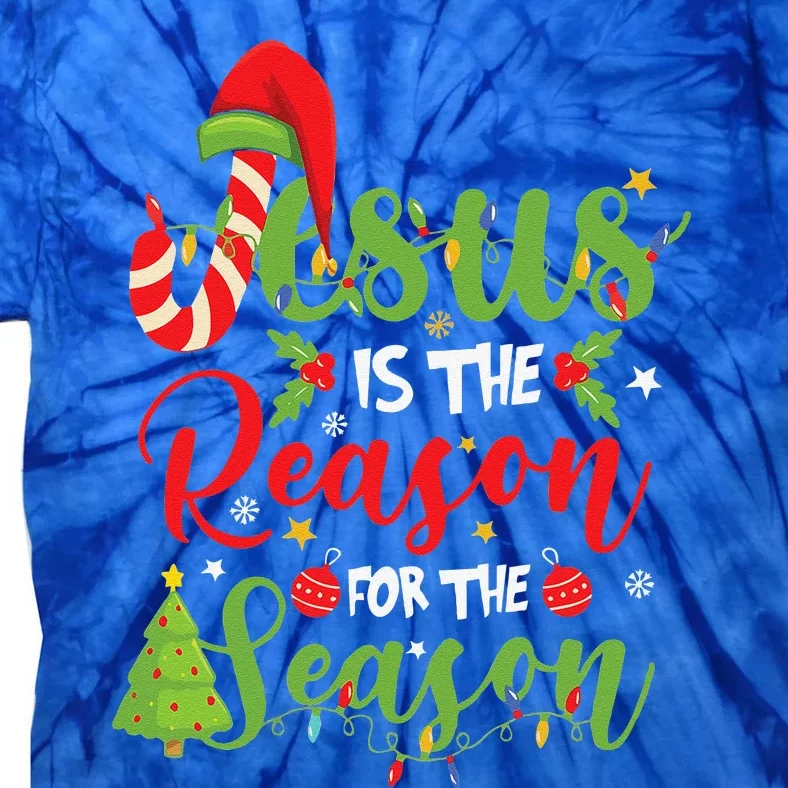 Christian Jesus The Reason Christmas Stocking Stuffer Gifts Tie-Dye T-Shirt