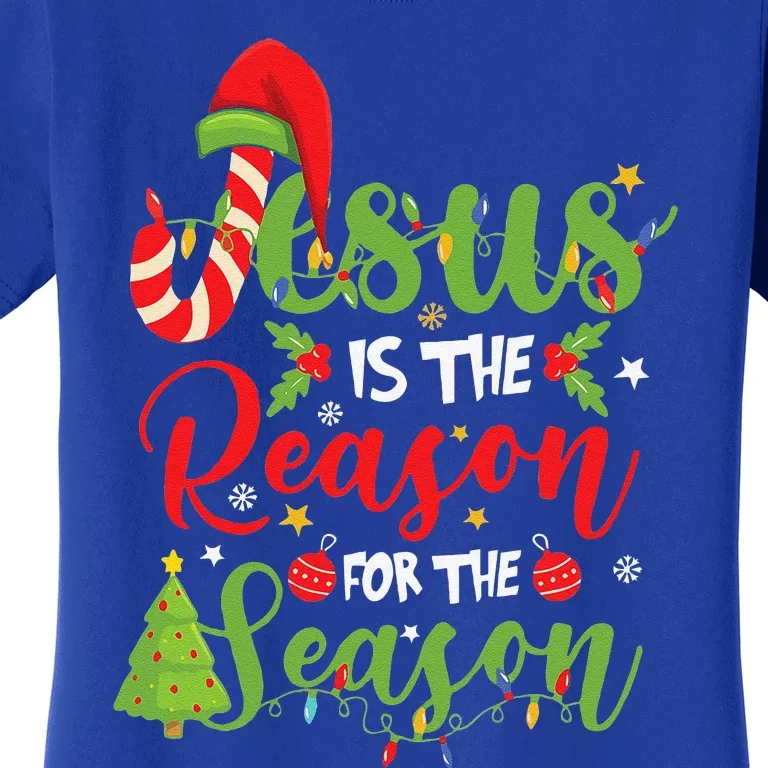 Christian Jesus The Reason Christmas Stocking Stuffer Gifts Women's T-Shirt