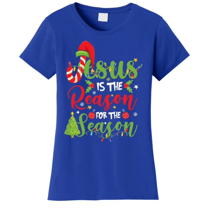 Christian Jesus The Reason Christmas Stocking Stuffer Gifts Women's T-Shirt