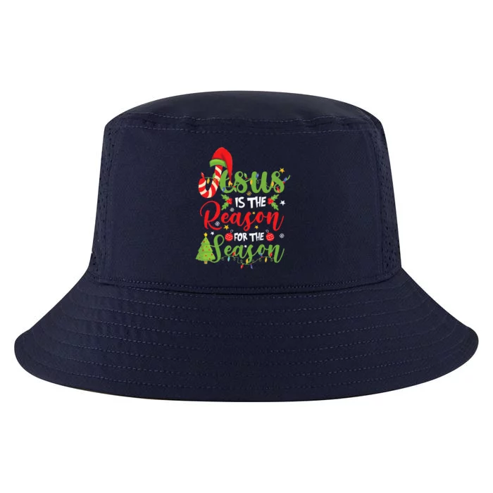 Christian Jesus The Reason Christmas Stocking Stuffer Gifts Cool Comfort Performance Bucket Hat