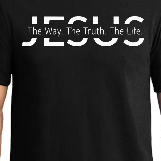 Christ Jesus The Way. The Truth. The Life Blessed Christians Pajama Set