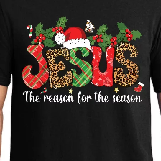 Christian Jesus The Reason Xmas Holiday Season Christmas Pajama Set