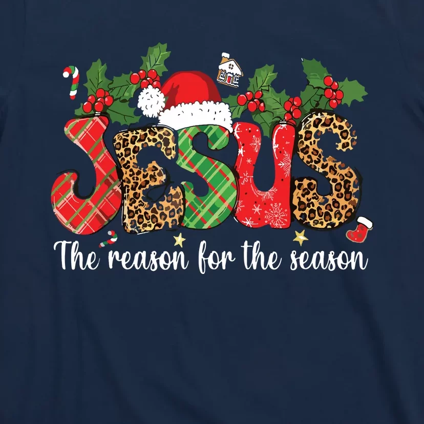 Christian Jesus The Reason Xmas Holiday Season Christmas T-Shirt