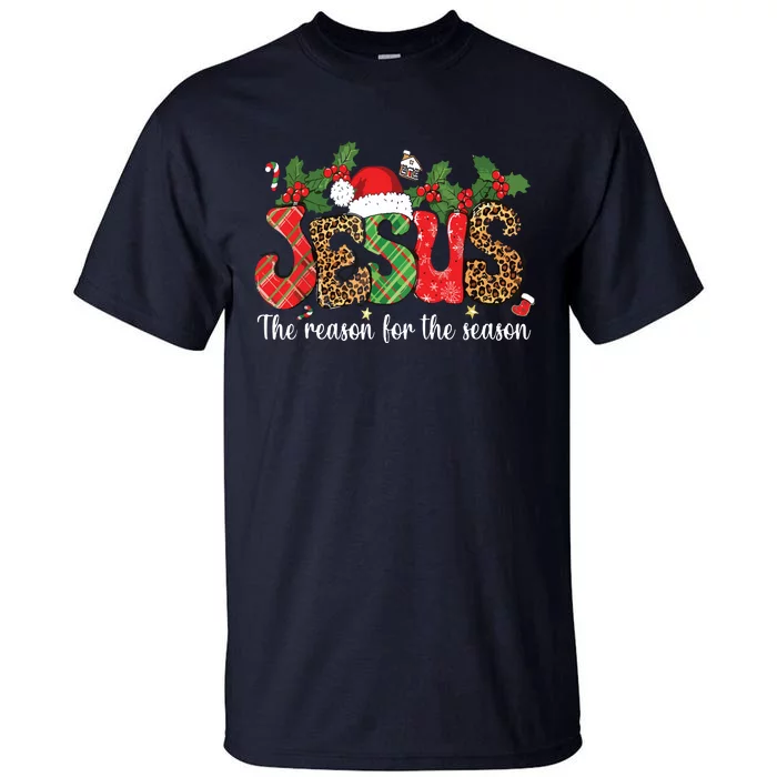 Christian Jesus The Reason Xmas Holiday Season Christmas Tall T-Shirt