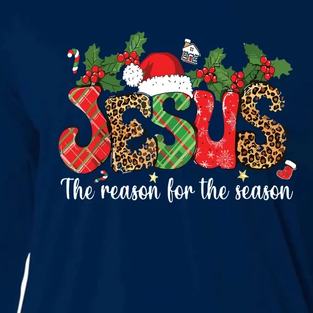 Christian Jesus The Reason Xmas Holiday Season Christmas Cooling Performance Long Sleeve Crew