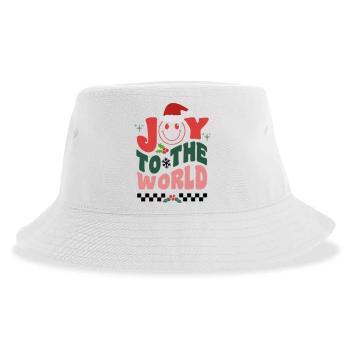 Christmas Joy To The World Sustainable Bucket Hat