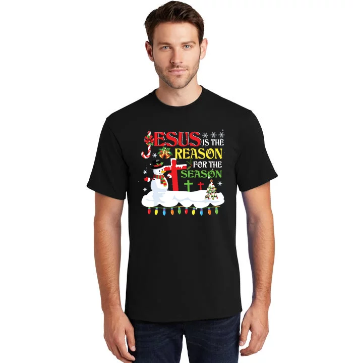 Christian Jesus The Reason Christmas Stocking Stuffer Gifts Tall T-Shirt