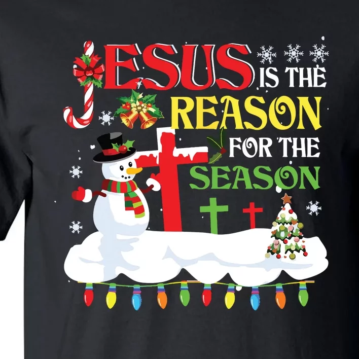 Christian Jesus The Reason Christmas Stocking Stuffer Gifts Tall T-Shirt