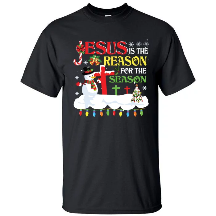 Christian Jesus The Reason Christmas Stocking Stuffer Gifts Tall T-Shirt