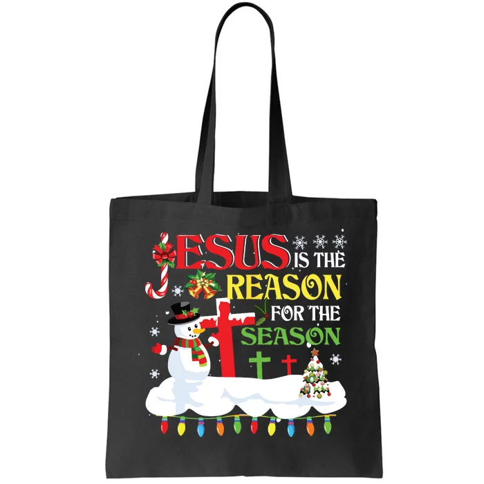 Christian Jesus The Reason Christmas Stocking Stuffer Gifts Tote Bag