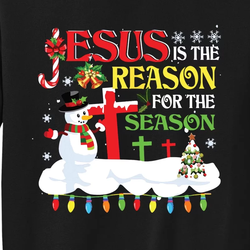 Christian Jesus The Reason Christmas Stocking Stuffer Gifts Tall Sweatshirt