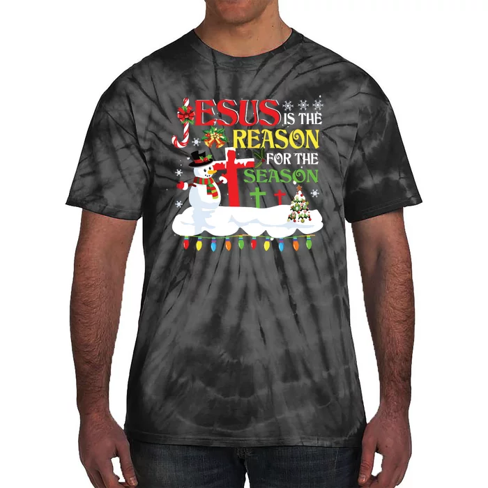 Christian Jesus The Reason Christmas Stocking Stuffer Gifts Tie-Dye T-Shirt