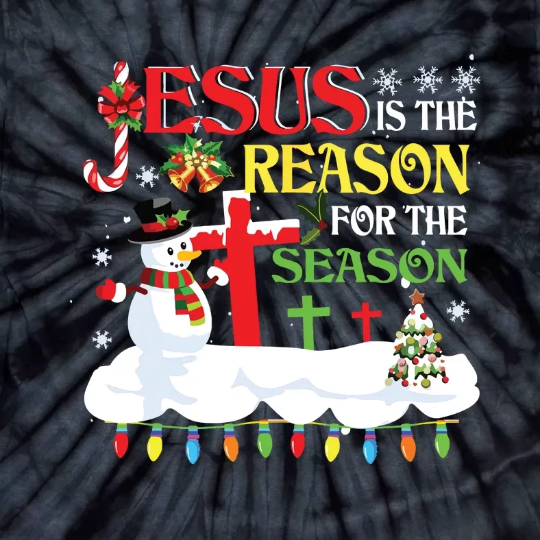 Christian Jesus The Reason Christmas Stocking Stuffer Gifts Tie-Dye T-Shirt