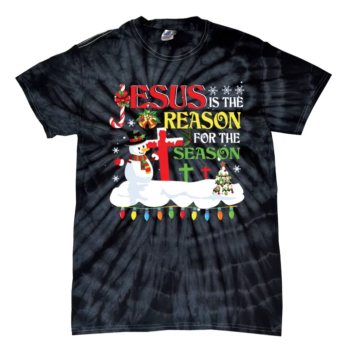 Christian Jesus The Reason Christmas Stocking Stuffer Gifts Tie-Dye T-Shirt