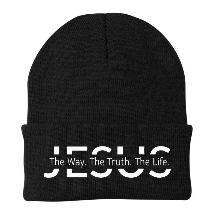 Christ Jesus The Way. The Truth. The Life Blessed Christians Knit Cap Winter Beanie