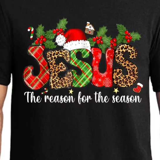 Christian Jesus The Reason Xmas Holiday Season Christmas Pajama Set