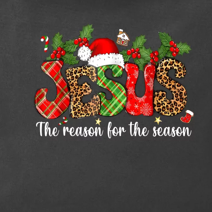 Christian Jesus The Reason Xmas Holiday Season Christmas Zip Tote Bag