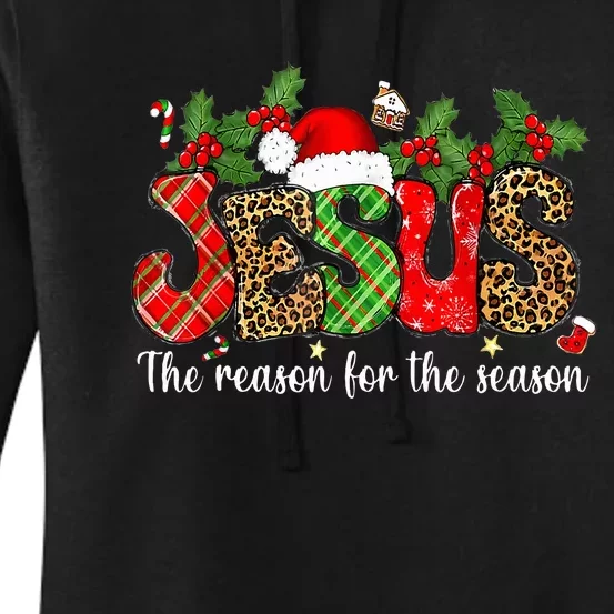 Christian Jesus The Reason Xmas Holiday Women's Pullover Hoodie