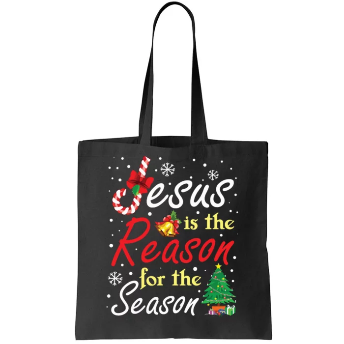 Christian Jesus The Reason Christmas Stocking Stuffer Gifts Tote Bag