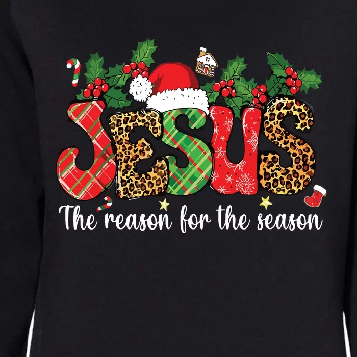 Christian Jesus The Reason Xmas Holiday Season Christmas Womens California Wash Sweatshirt