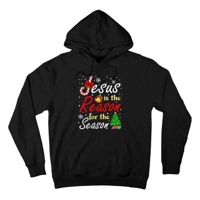 Christian Jesus The Reason Christmas Stocking Stuffer Tall Hoodie