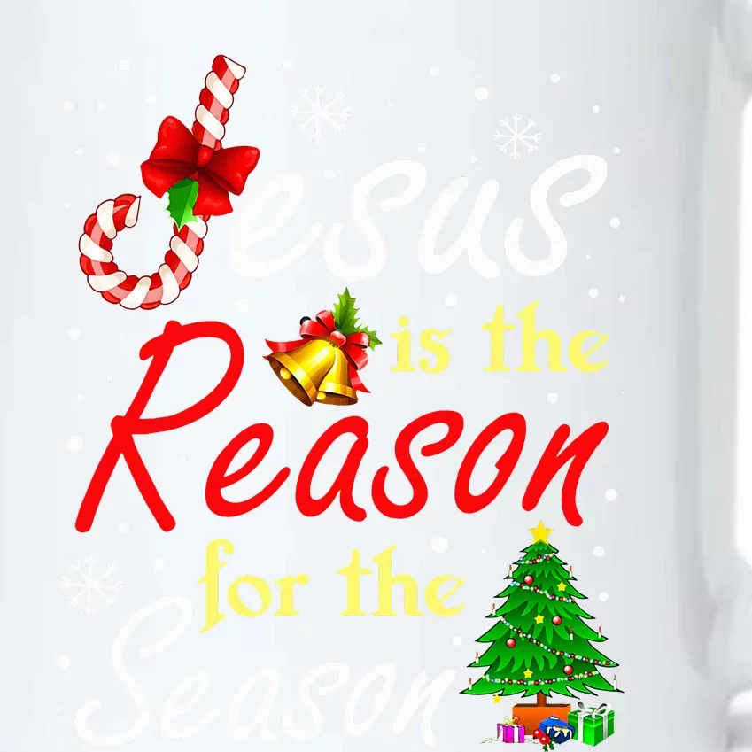 Christian Jesus The Reason Christmas Stocking Stuffer Gifts Black Color Changing Mug