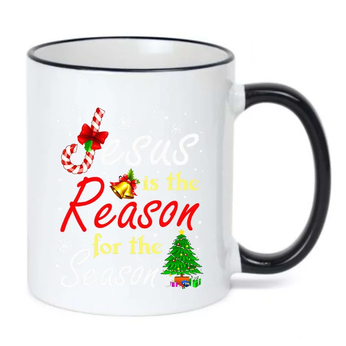 Christian Jesus The Reason Christmas Stocking Stuffer Gifts Black Color Changing Mug