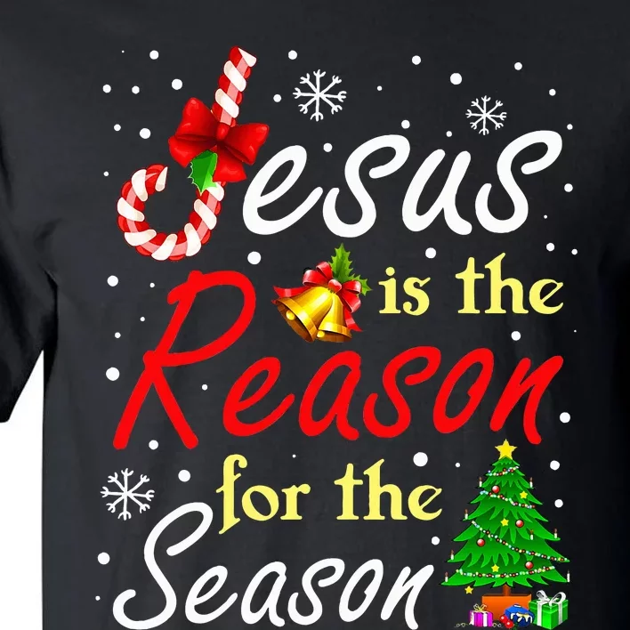 Christian Jesus The Reason Christmas Stocking Stuffer Gifts Tall T-Shirt