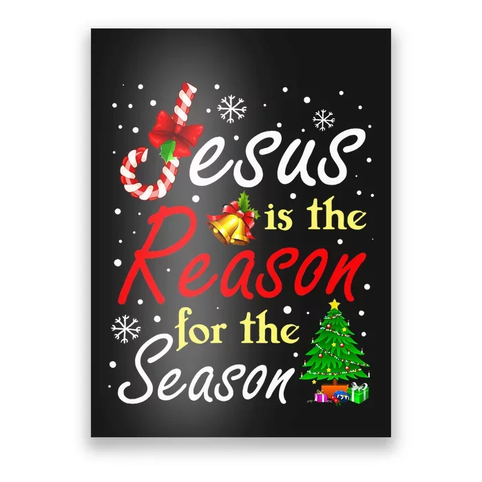 Christian Jesus The Reason Christmas Stocking Stuffer Gifts Poster