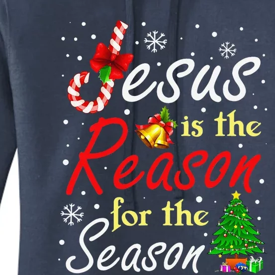 Christian Jesus The Reason Christmas Stocking Stuffer Gifts Women's Pullover Hoodie