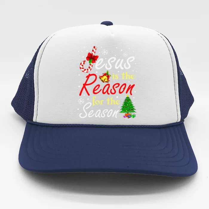 Christian Jesus The Reason Christmas Stocking Stuffer Gifts Trucker Hat