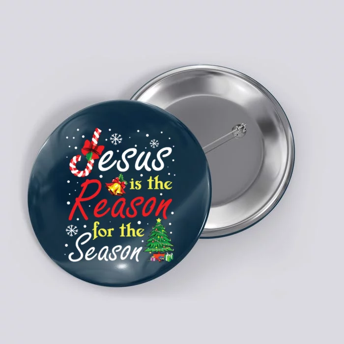 Christian Jesus The Reason Christmas Stocking Stuffer Gifts Button