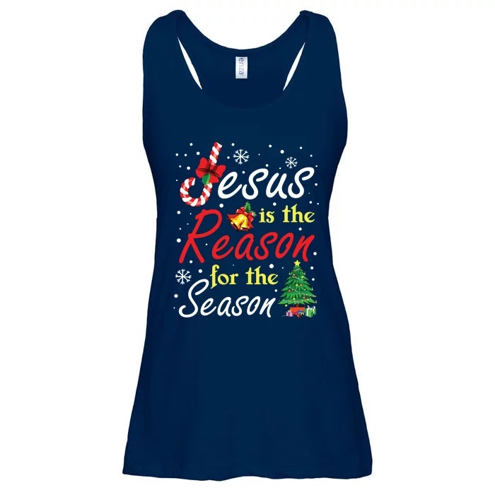 Christian Jesus The Reason Christmas Stocking Stuffer Gifts Ladies Essential Flowy Tank