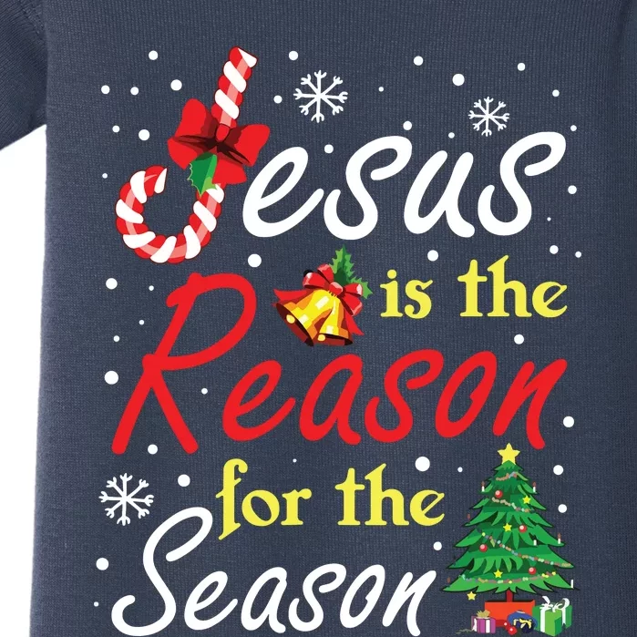 Christian Jesus The Reason Christmas Stocking Stuffer Gifts Baby Bodysuit