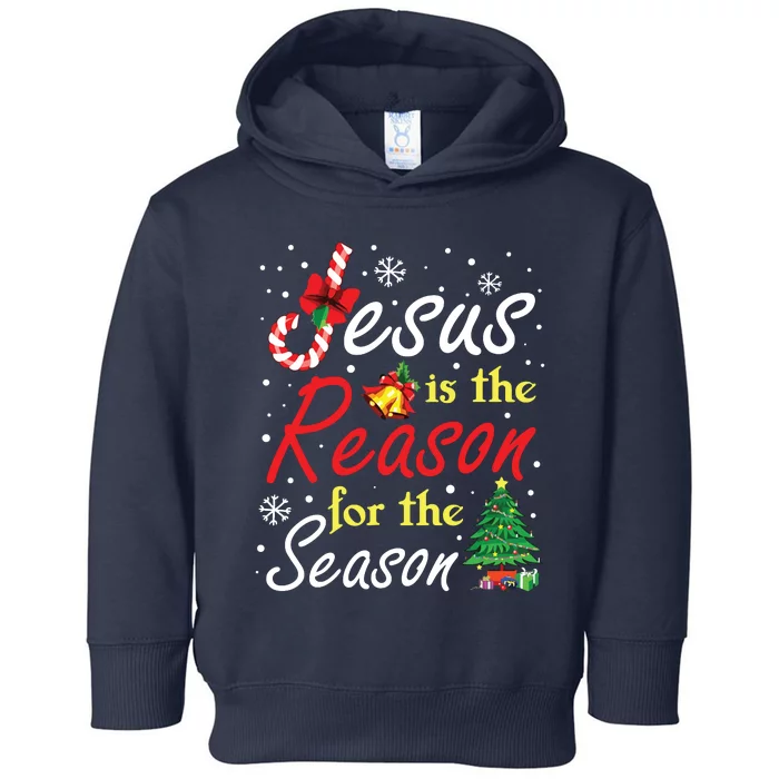 Christian Jesus The Reason Christmas Stocking Stuffer Gifts Toddler Hoodie