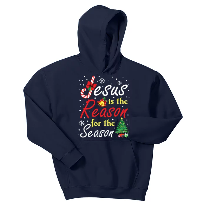 Christian Jesus The Reason Christmas Stocking Stuffer Gifts Kids Hoodie