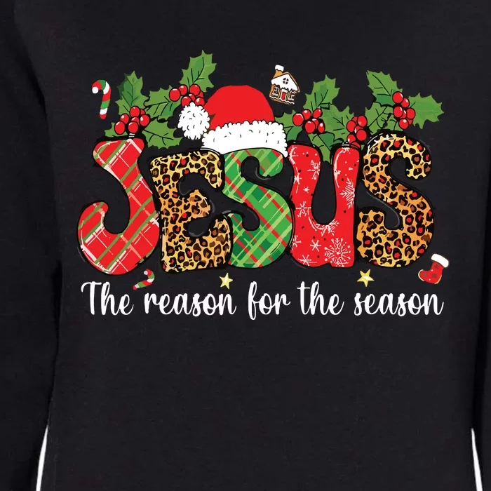 Christian Jesus The Reason Xmas Holiday Season Christmas Womens California Wash Sweatshirt