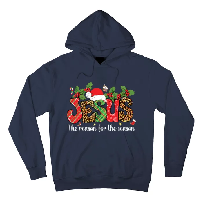 Christian Jesus The Reason Xmas Holiday Season Christmas Hoodie