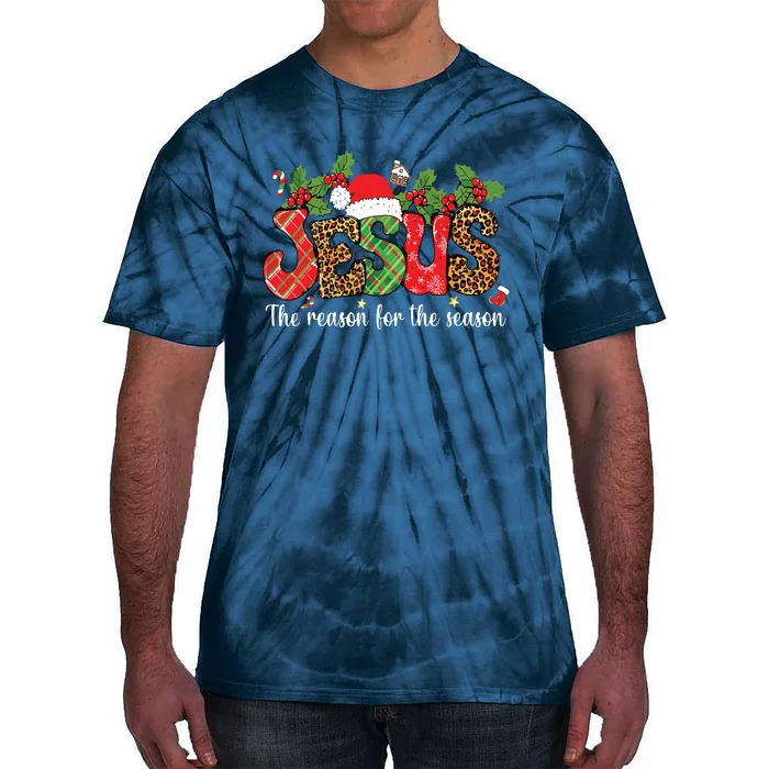 Christian Jesus The Reason Xmas Holiday Season Christmas Tie-Dye T-Shirt