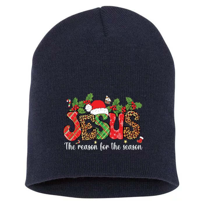 Christian Jesus The Reason Xmas Holiday Season Christmas Short Acrylic Beanie