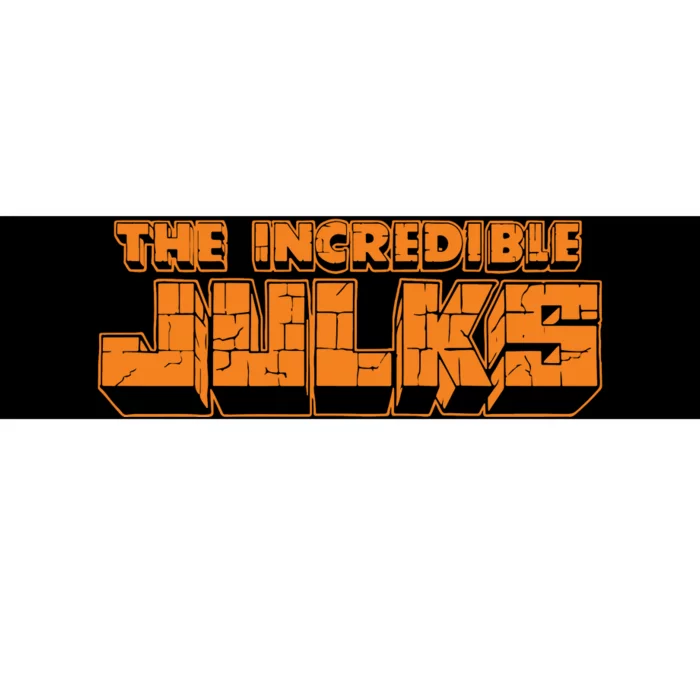 Corey Julks The Incredible Julks Bumper Sticker